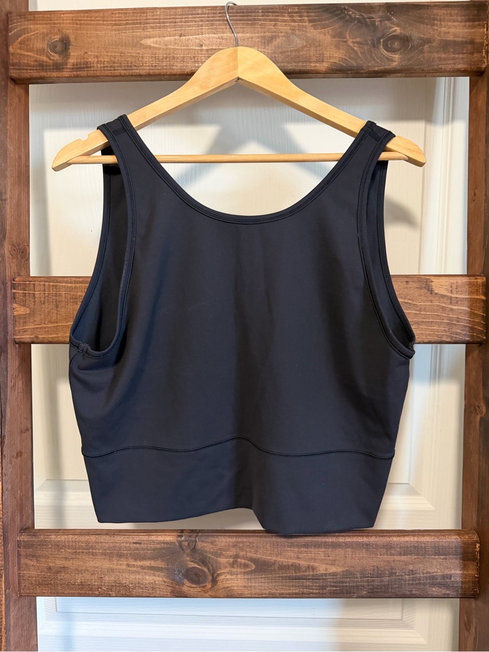 lululemon athletica Black Cropped Tank